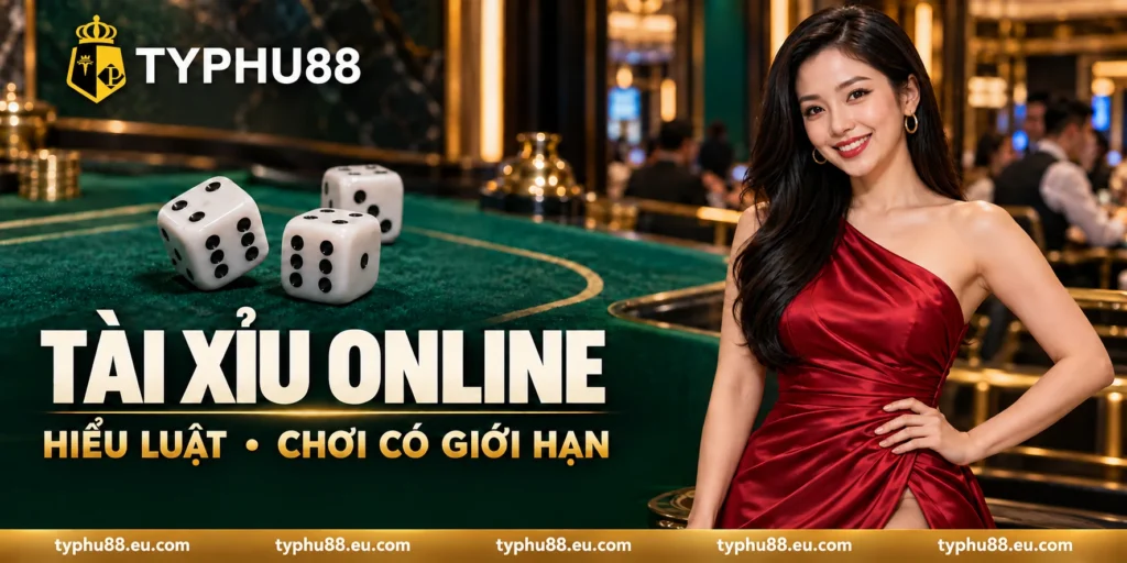 Tài xỉu online TYPHU88 – hiểu luật và chơi có giới hạn.