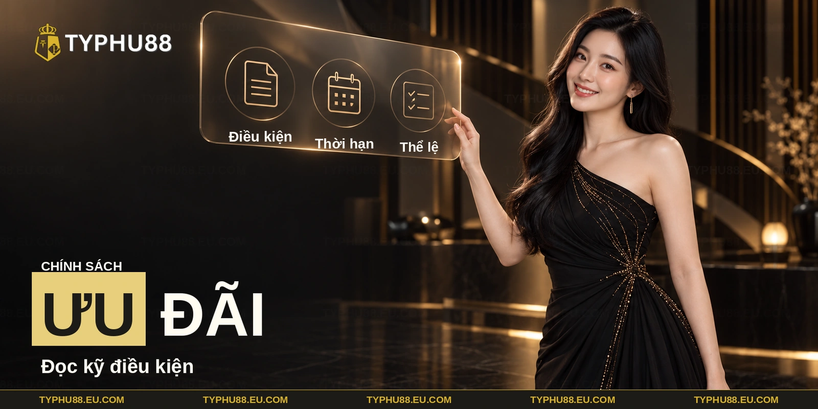 Điều kiện khuyến mãi TYPHU88 gồm thời hạn áp dụng và thể lệ chương trình